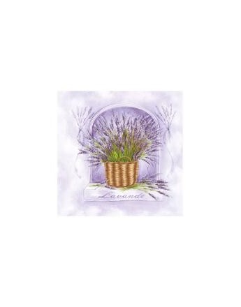 Servetel decorativ Lavander Garden violet