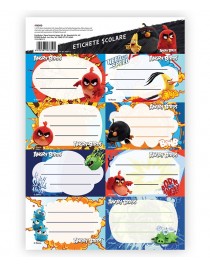 Etichete scolare 40/set Angry Birds
