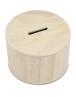 Pusculita rotunda din lemn , 9*8 cm