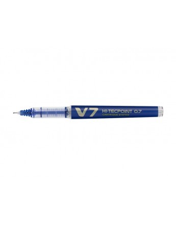 Roller cerneală lichidă PILOT Hi-Tecpoint V7 Reîncărcabil - Albastru