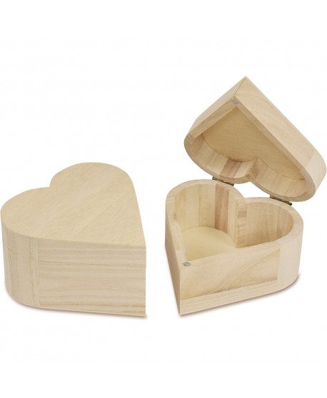Cutiuta din lemn -Inima - 6*11*10.5 cm