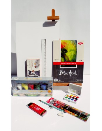 Kit pentru pictura cu culori acrilice A4 v.1